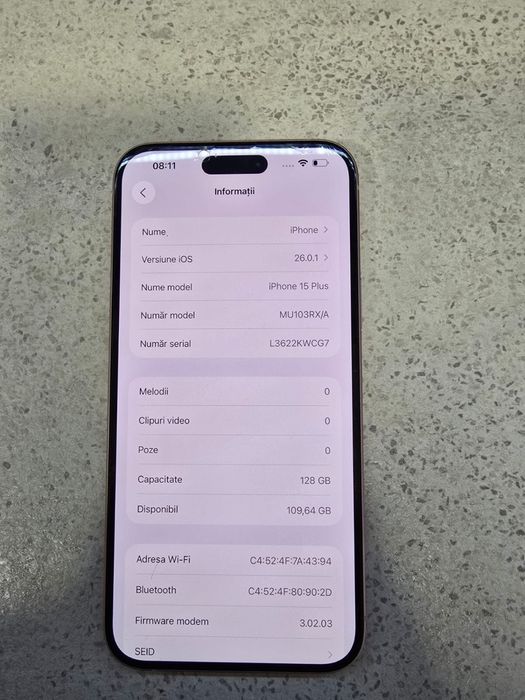 Iphone 15 plus culoare roz