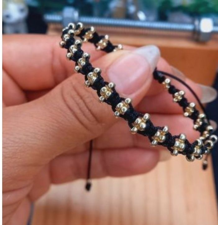 Bratari reglabile aur14k și argint925