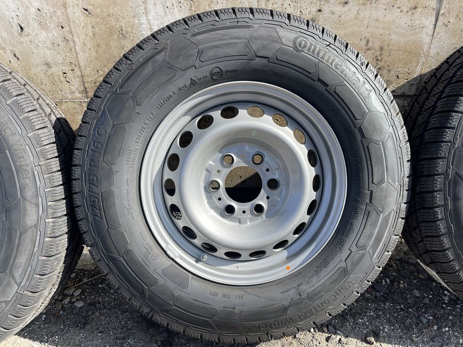 225 75 R16C M+S Jante Roti Mercedes Sprinter Iarna NOI Originale 6X130