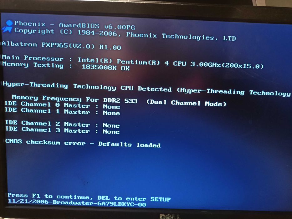 Материнская плата LGA775 "Albatron PXP965"