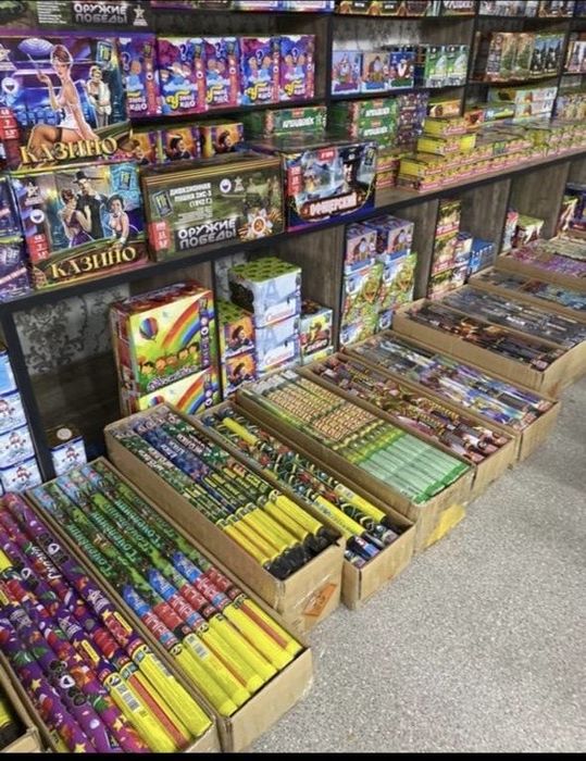 Феерверки оптом от 100 тыс Риддер