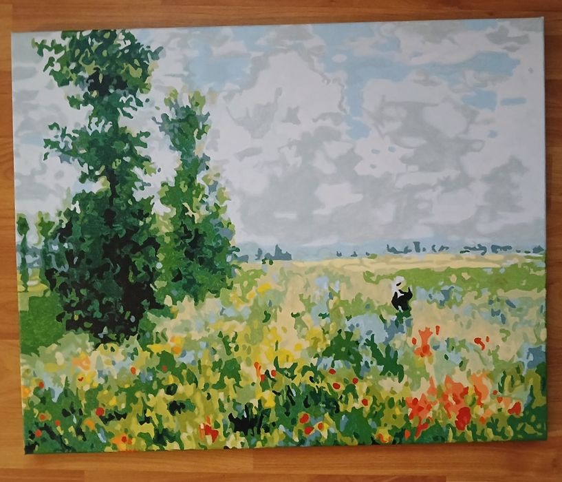 . Tablouri personalizate cu litere, pictate manual – 40x50 cm
