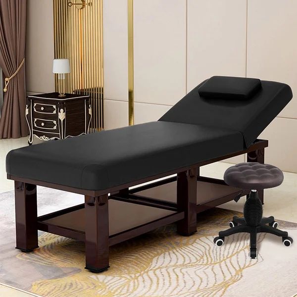 Массажный стол X-300, белый/черный/коричневый кушетка