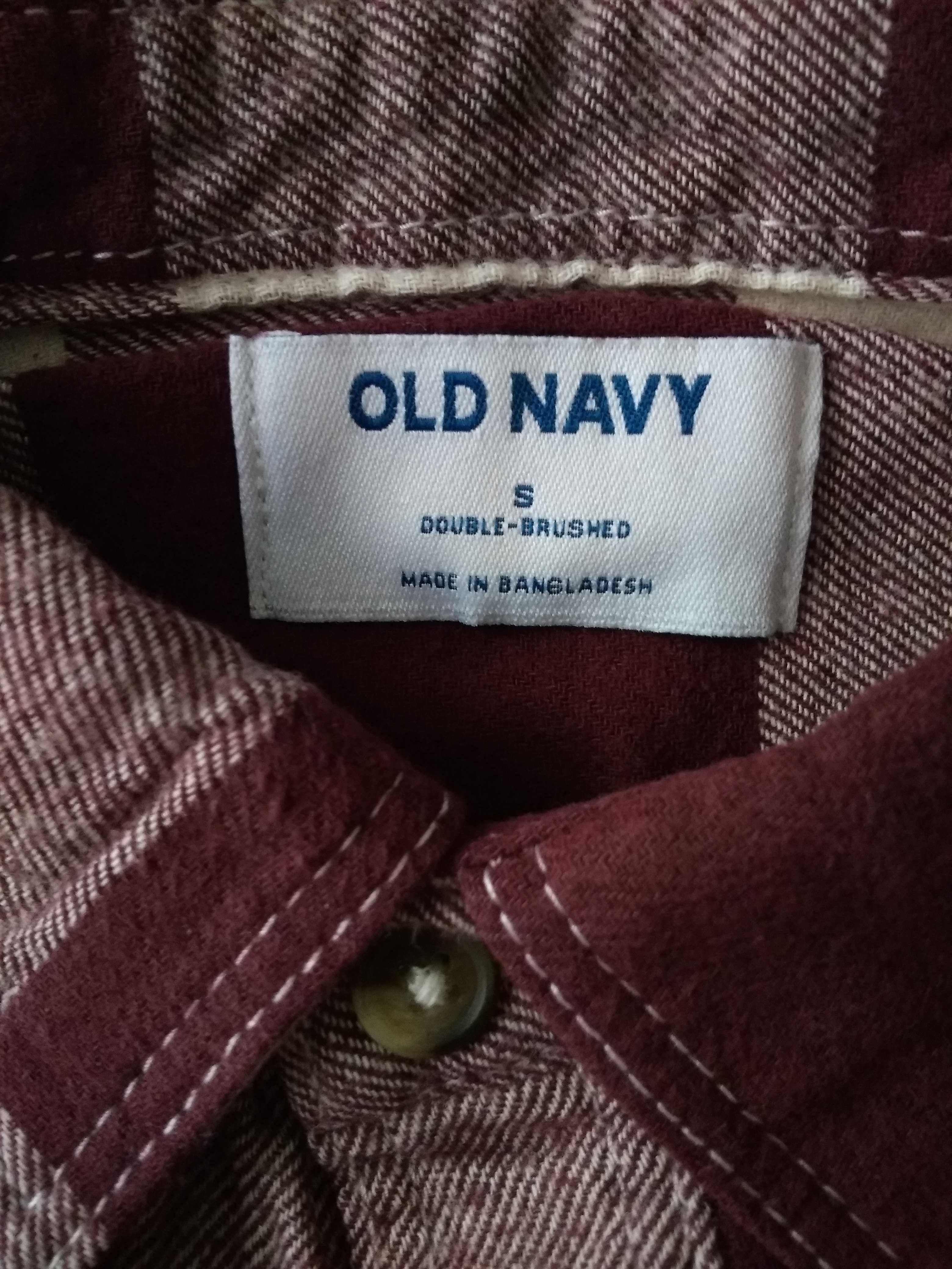 Новая из США фланелевая теплая рубашка Old navy размеры С и М