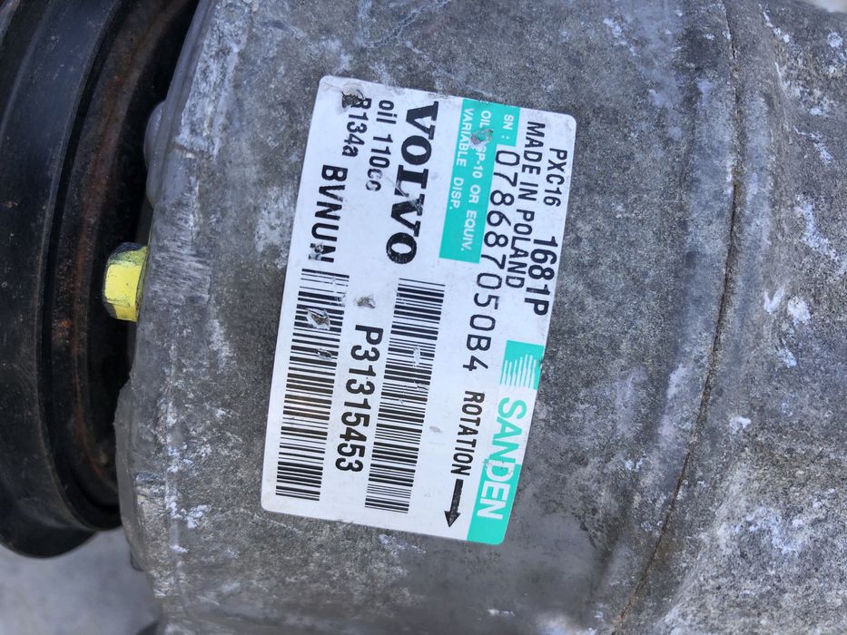 Compresor Ac VOLVO S60 V60 V70 S80 XC60 XC70 motor E5 P31315453