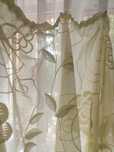 Perdea jacquard pe banda incretita