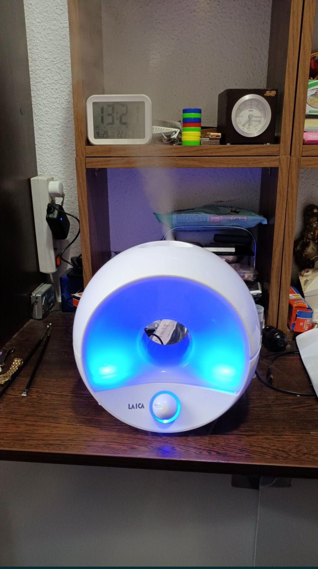 umidificator cu ultrasunete și lumina de veghe Laica