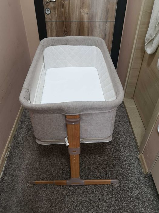 Детска кошара за спане и игра Chipolino Мама и Аз 2 в 1 (бежова)