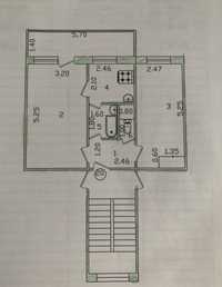 Чиланазар 17 2-3-4 балкон 1,5х6 комнаты раздельные