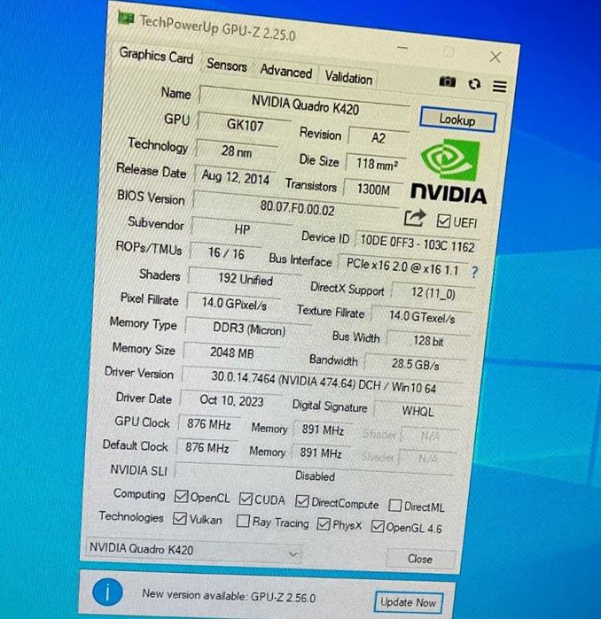 Видео карта Quadro K420