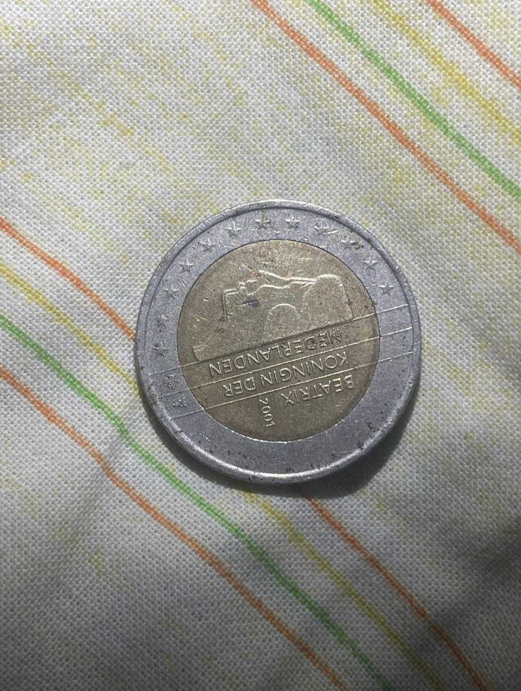 Vând moneda colecție 2 euro anul 2001