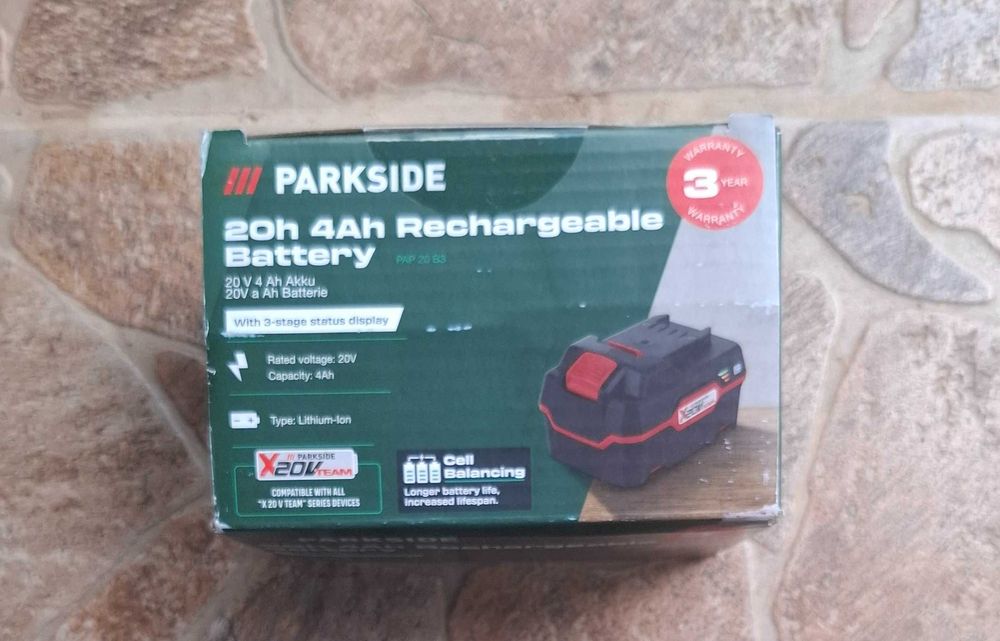 Parkside батерия 20V 4Ah
