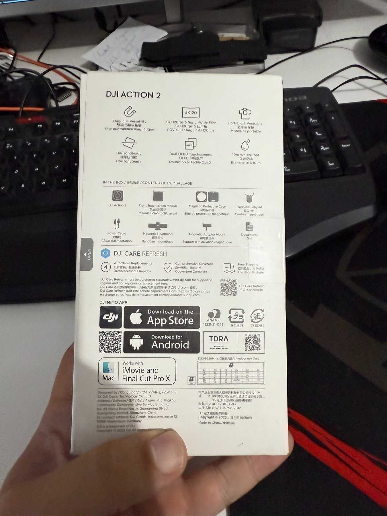 DJI ACTION 2 DUAL SCREEN 12MP WI-FI Action камера 128GB + 256GB карта