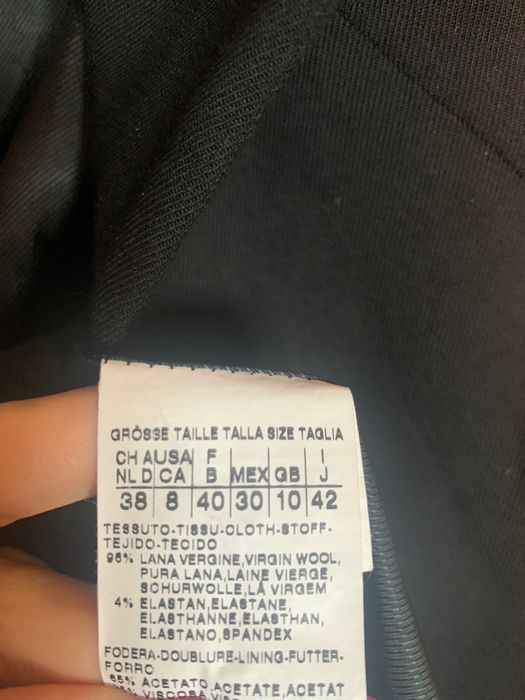 Черно сако Max Mara ( фина вълна),размер 42 IT