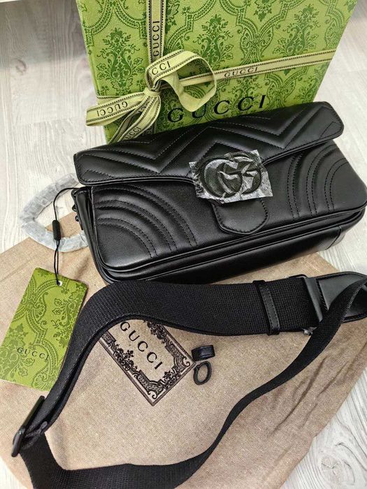 Дамска Чанта Gucci MARMONT SHOULDER BAG 100% Leather