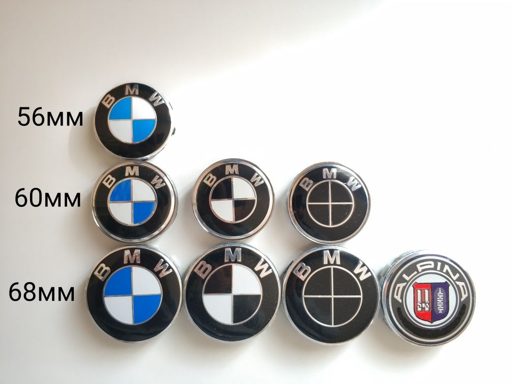 Капачки за джанти за BMW 1/3/5/7/Z3 Е39/Е46/Е60 - Сини/Черно/Бели