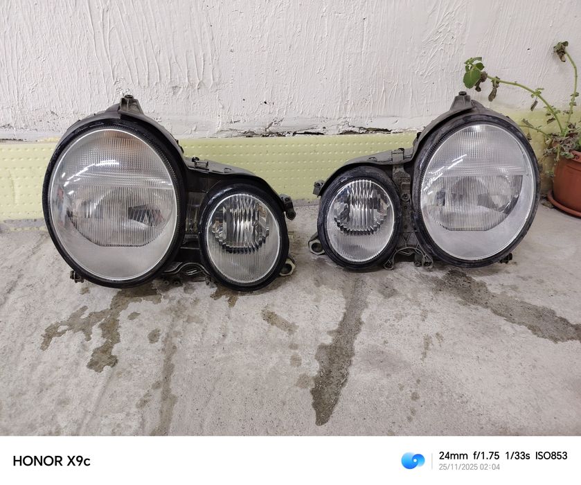 Фары Мерседес w210 рест пара