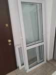 PVC врата (балконско крило и прозорче)