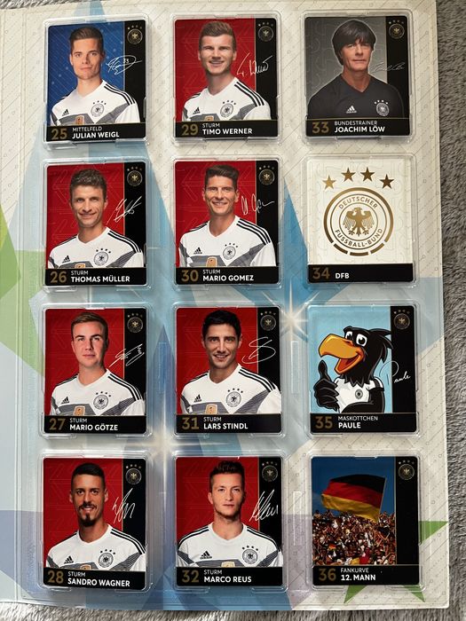Album cartonase fotbal Germania 2018 complet