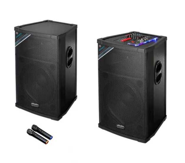 Set 2 Boxe Puternice 800 W Originale Vlliodor 2005 Bluetooth Usb 2 mic