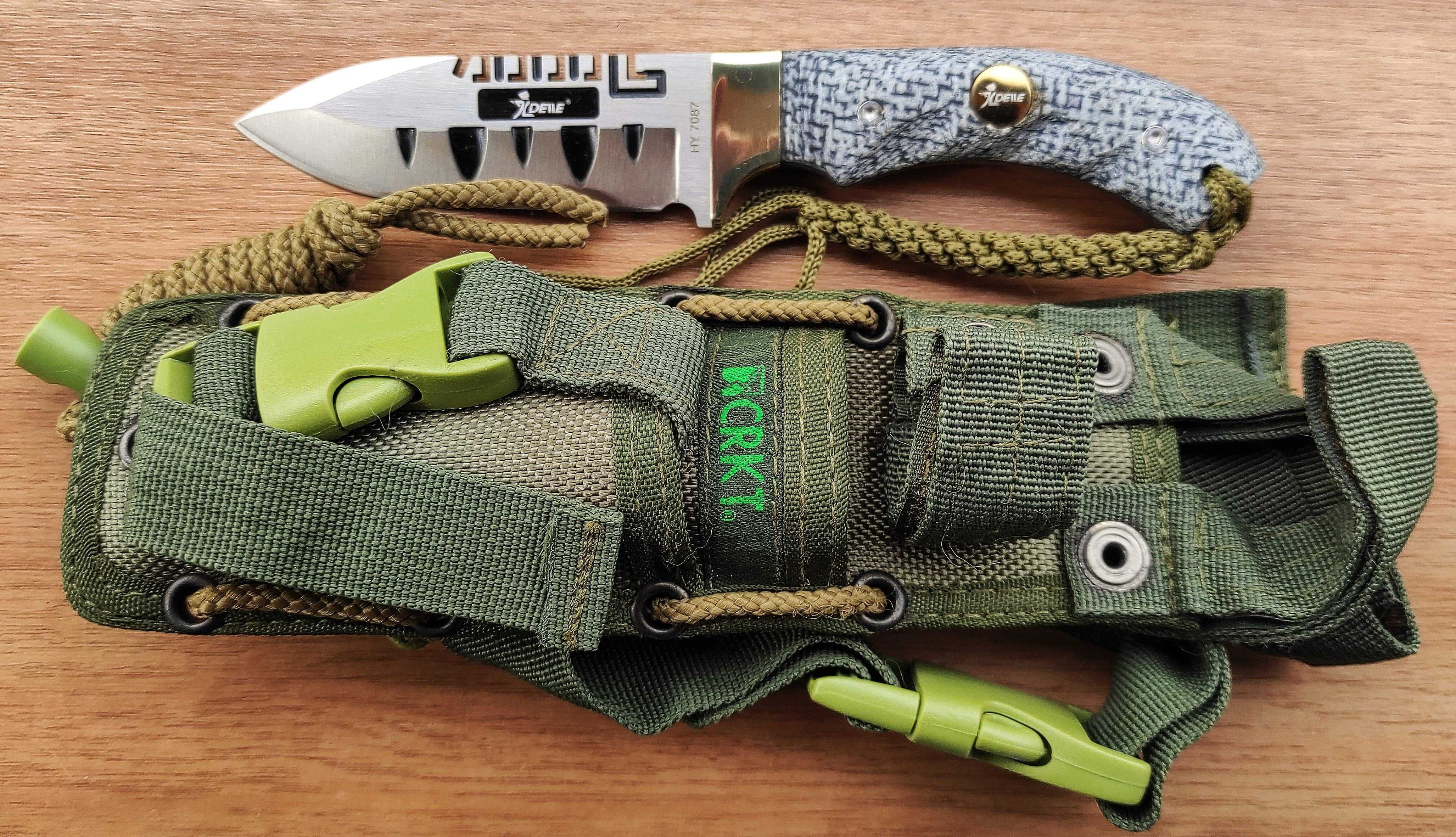 Тактически фиксиран нож CRKT / за колан или на бедро /