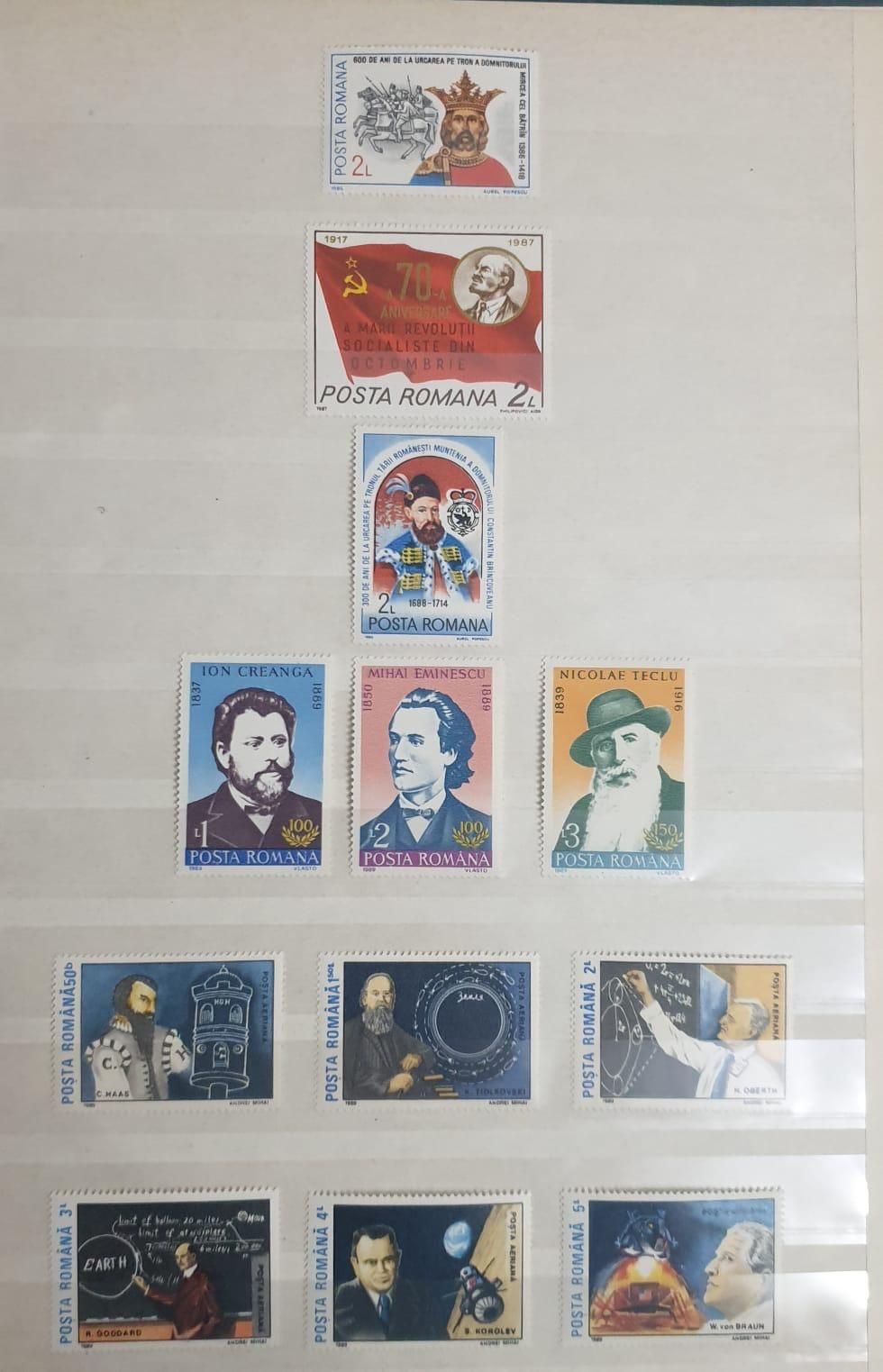 Vând colecție timbre postale