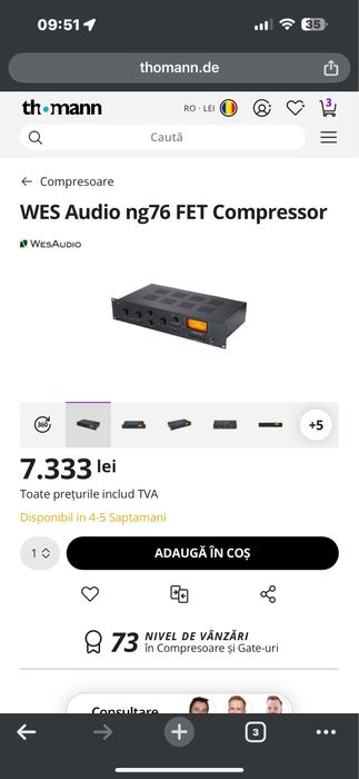 WesAudio NG 76 Compresor Analog
