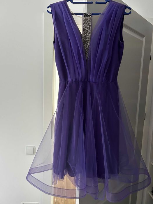Vand rochie mov scurta marimea S