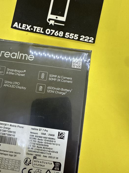Realme GT7 Pro 256GB 12GB-RAM 5G Dual Sim Sigilat