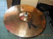 Cinel raid Zildjian K-Custom Session Raid 20" Steve Gadd