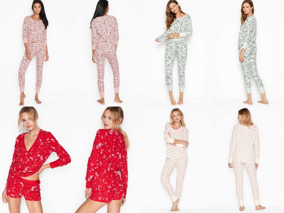 NOU! Pijamale bumbac / satinate, lenjerie de noapte Victoria's Secret