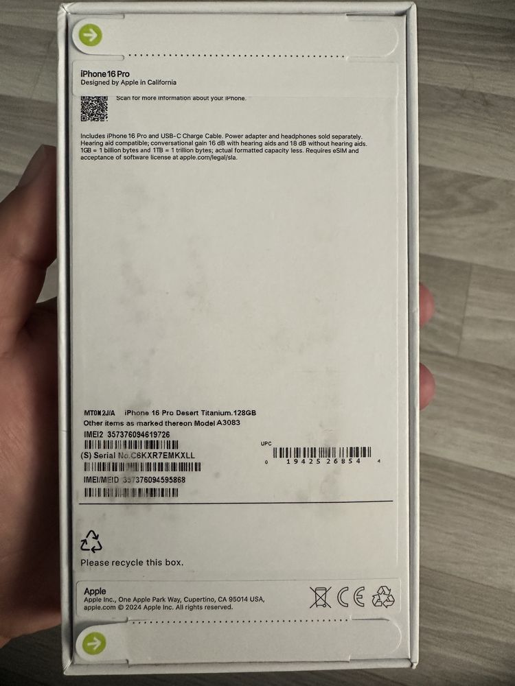 Продам   Айфон 16 про