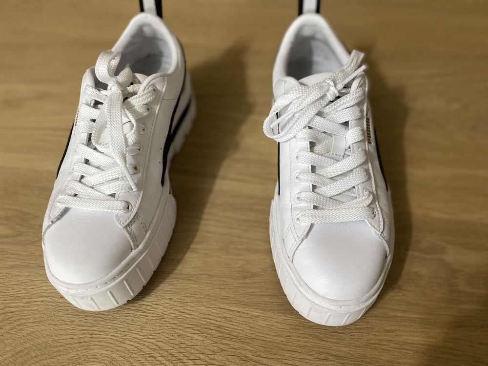 Puma Mayze alb cu negru 37,5