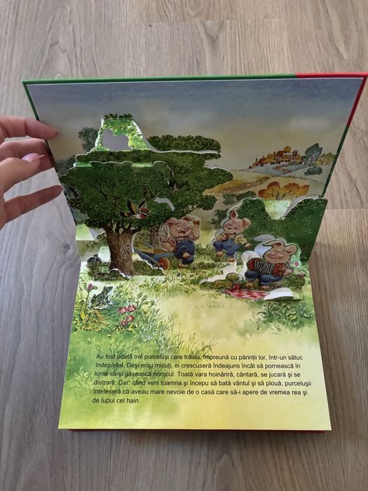 Carte 3D “Trei purcelusi”