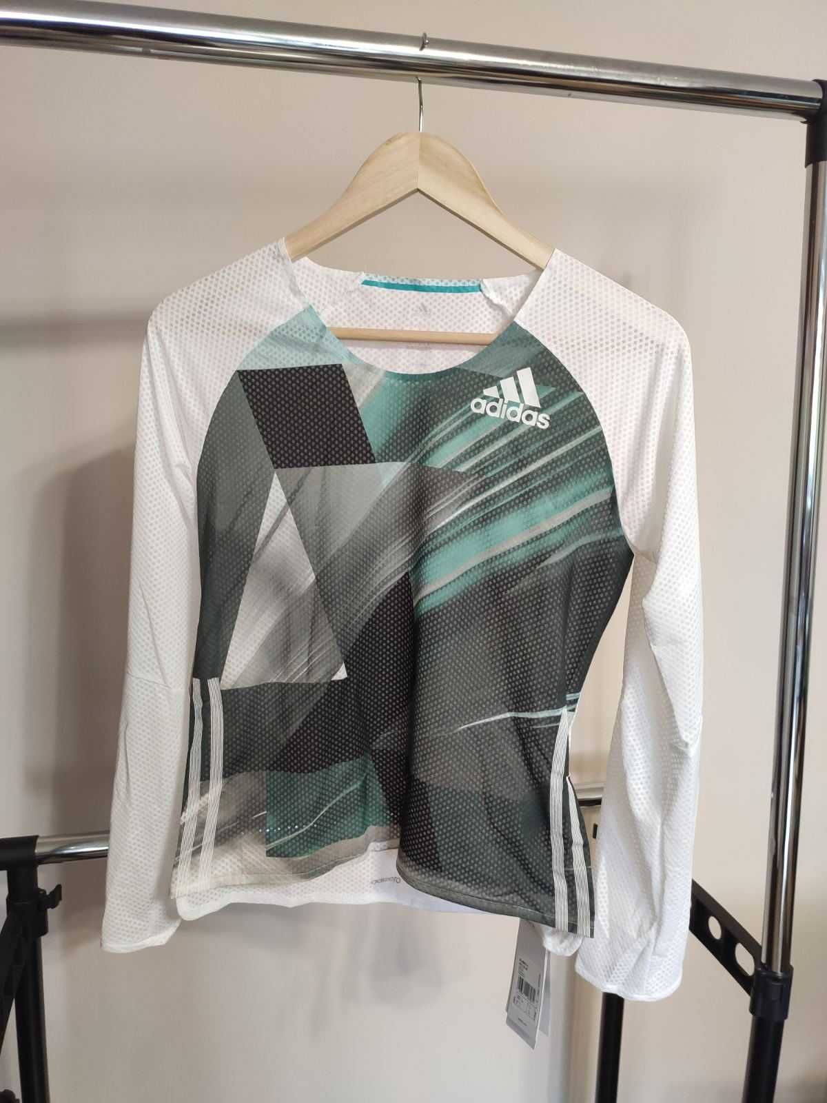 Оригинална дамска тениска с дълъг ръкав Adidas спортна блуза фланелка