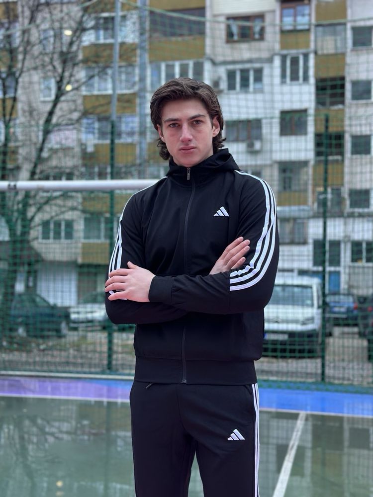 Adidas екип (черен и сив)