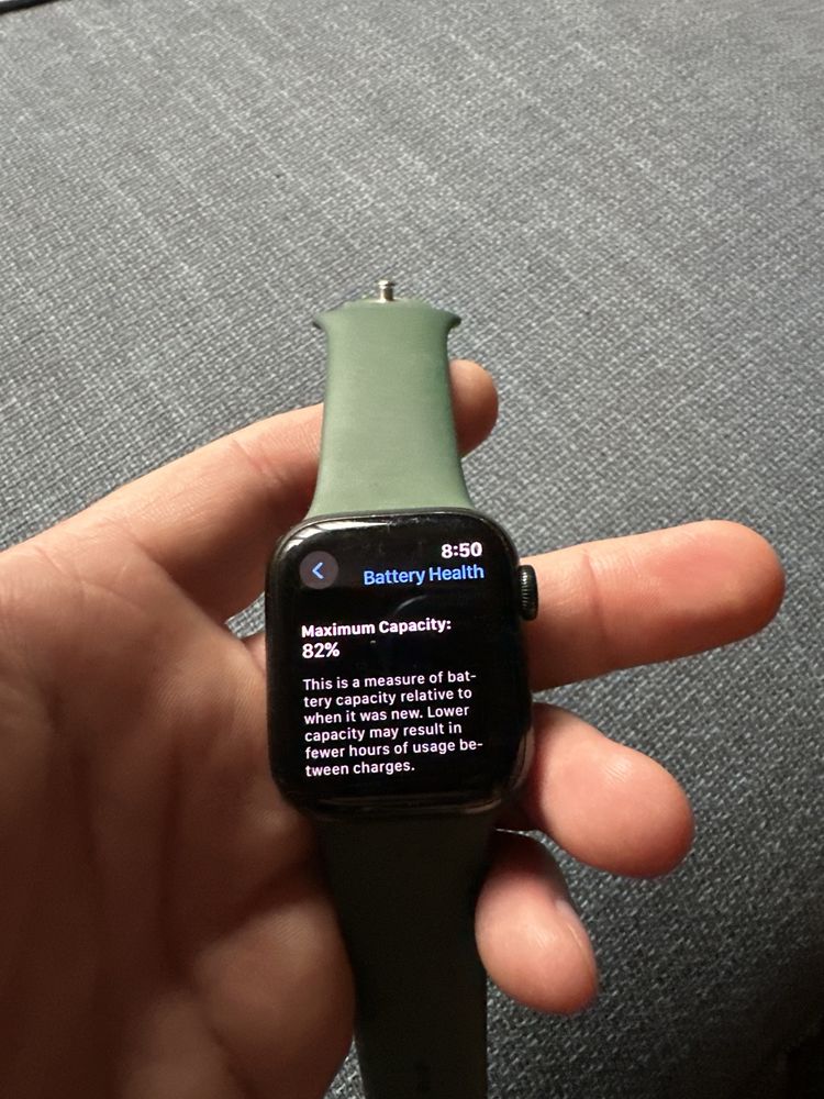 Apple Watch series 7 41mm green aluminium