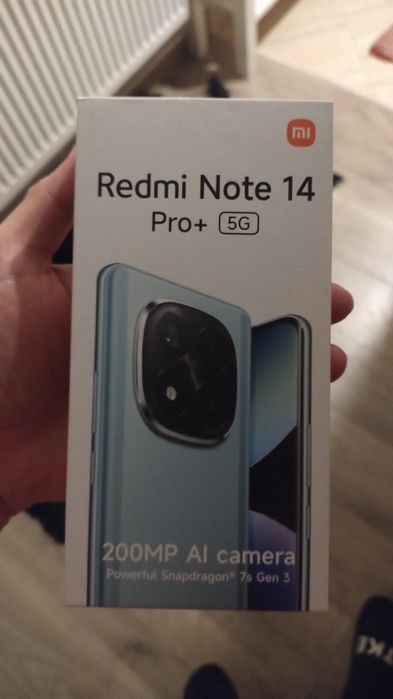 Telefon mobil Xiaomi Redmi Note 14 Pro+, 12GB RAM, 512GB, 5G, Midnight