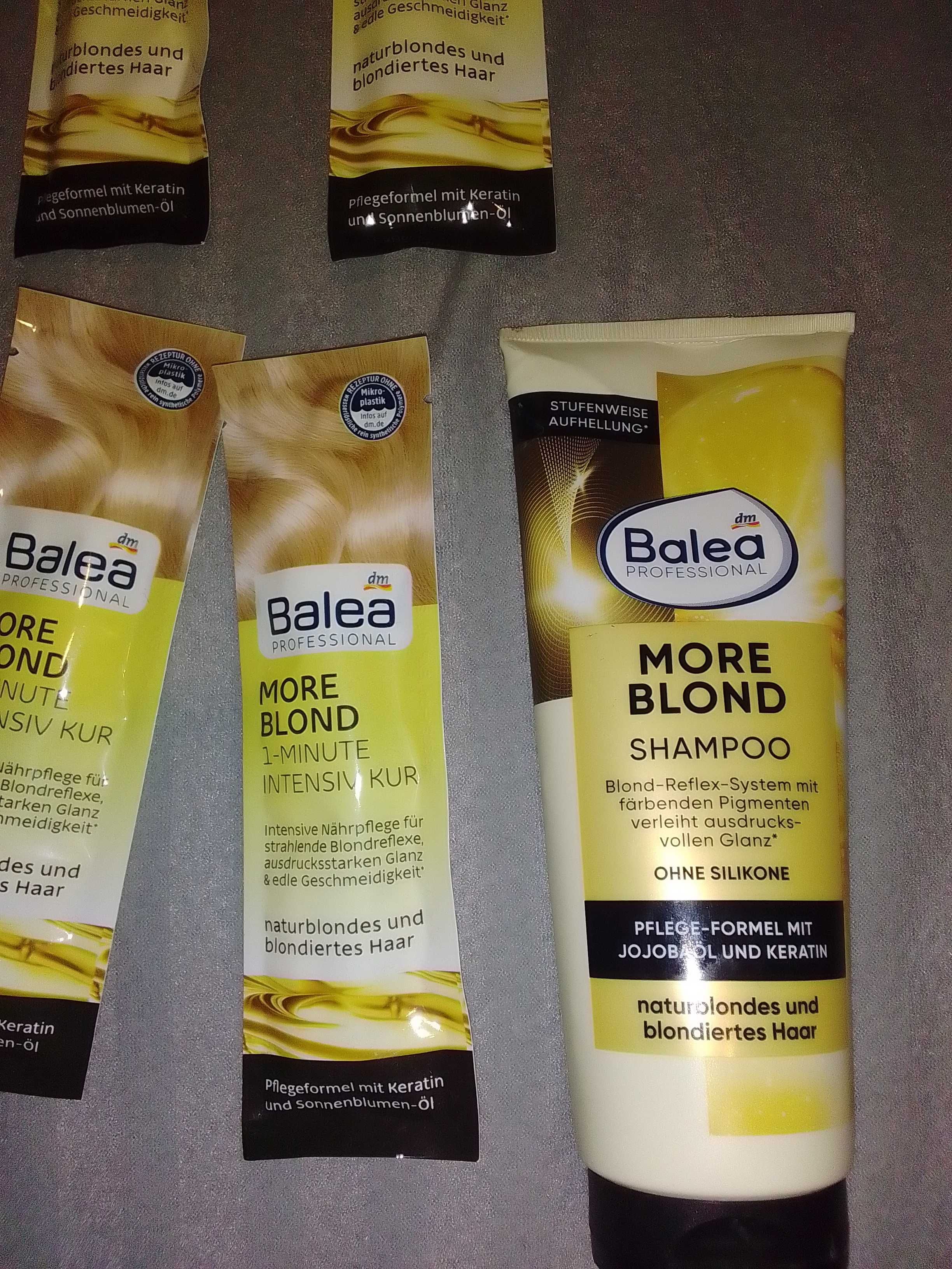 Balea More Blonde 10бр. маски за коса и шампоан