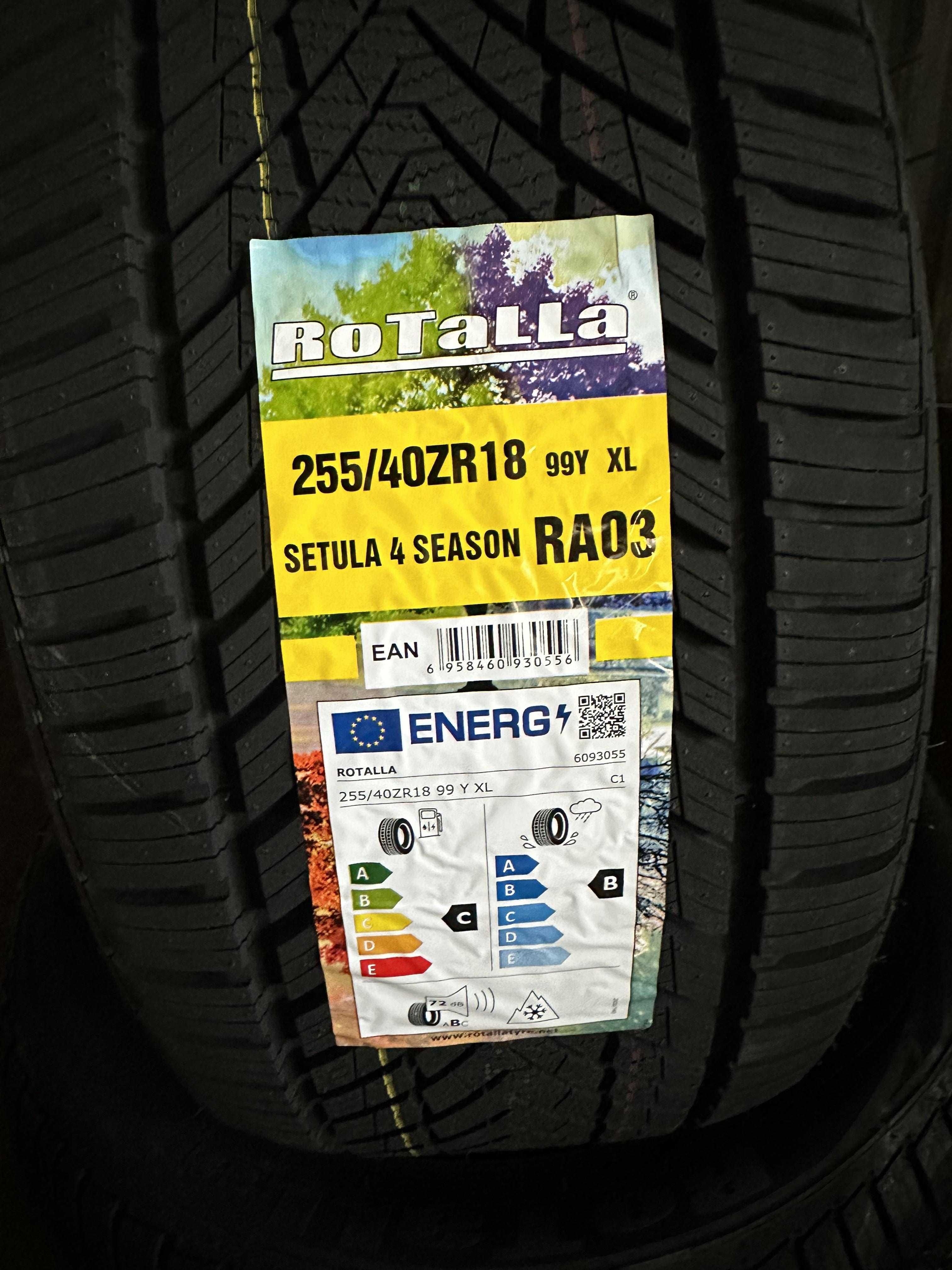 Нови всесезонни гуми ROTALLA SETULA 4 SEASON 255/40R18 99Y XL НОВ DOT