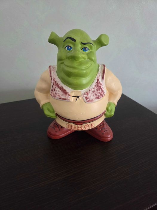 Детски касички керамични 2 броя охлюв и Шрек/ анимационен герой/