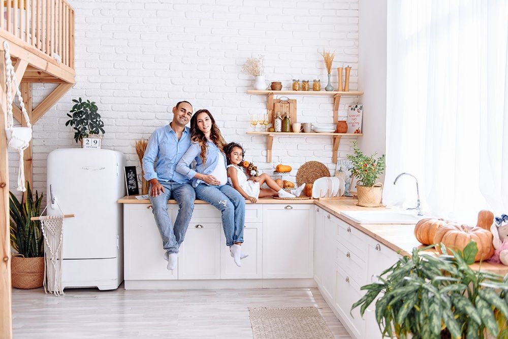 Фотограф в Ташкенте. Семейная фотосессия в студии.