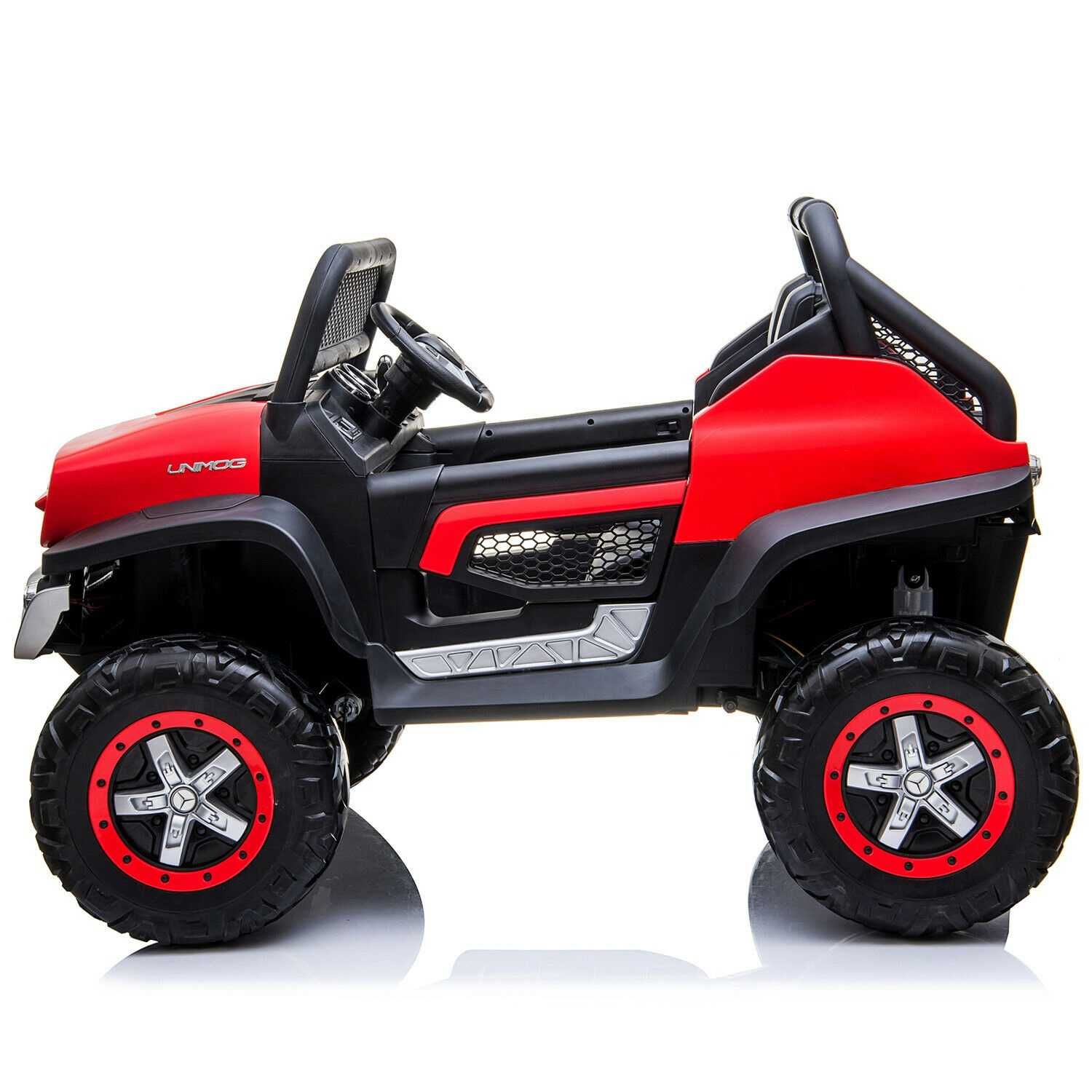 Masinuta electrica pentru 2 copii Mercedes UNIMOG 4x35W PREMIUM #RED