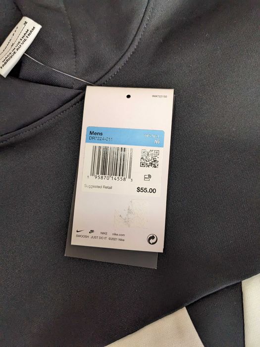 Nike Big Logo Fleece мъжки черен суичър размер М L от Сащ