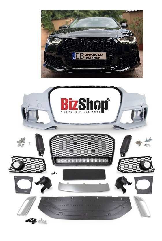 Bara Fata AUDI A6 4G RS6 Design (2011-2015) Completa cu Grile RS