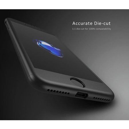 Husa de protectie pentru Apple iPhone 8, iPaky Pro Black Original Case