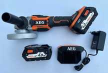 AEG BEWS 18-125BL - Акумулаторен безчетков ъглошлайф 2023г.