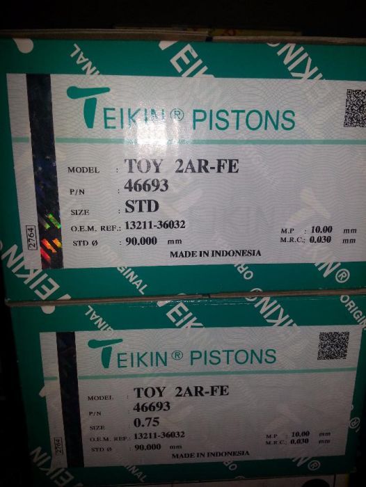 Поршня на Toyota Camry 50