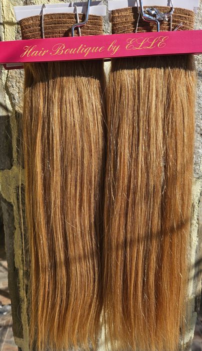 Естествена светлокестенява коса