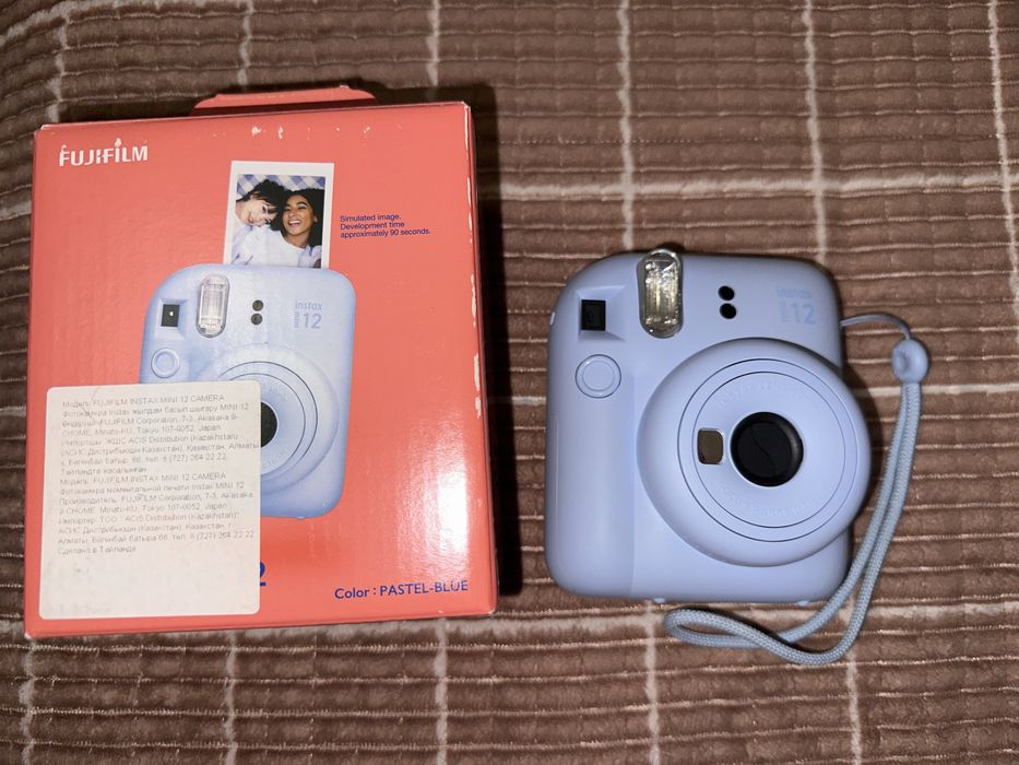 Instax mini 12 голубой